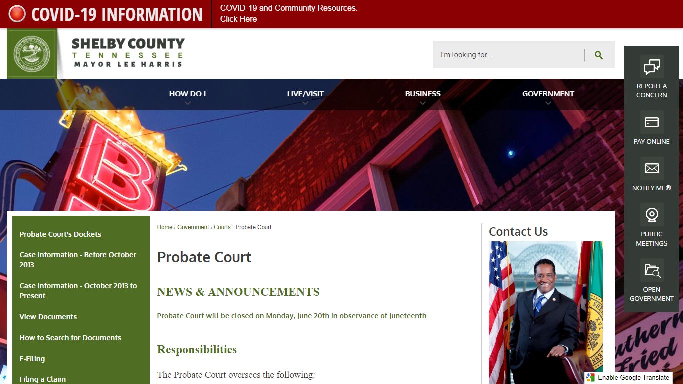 Probate Court | Shelby County, TN - Official Website